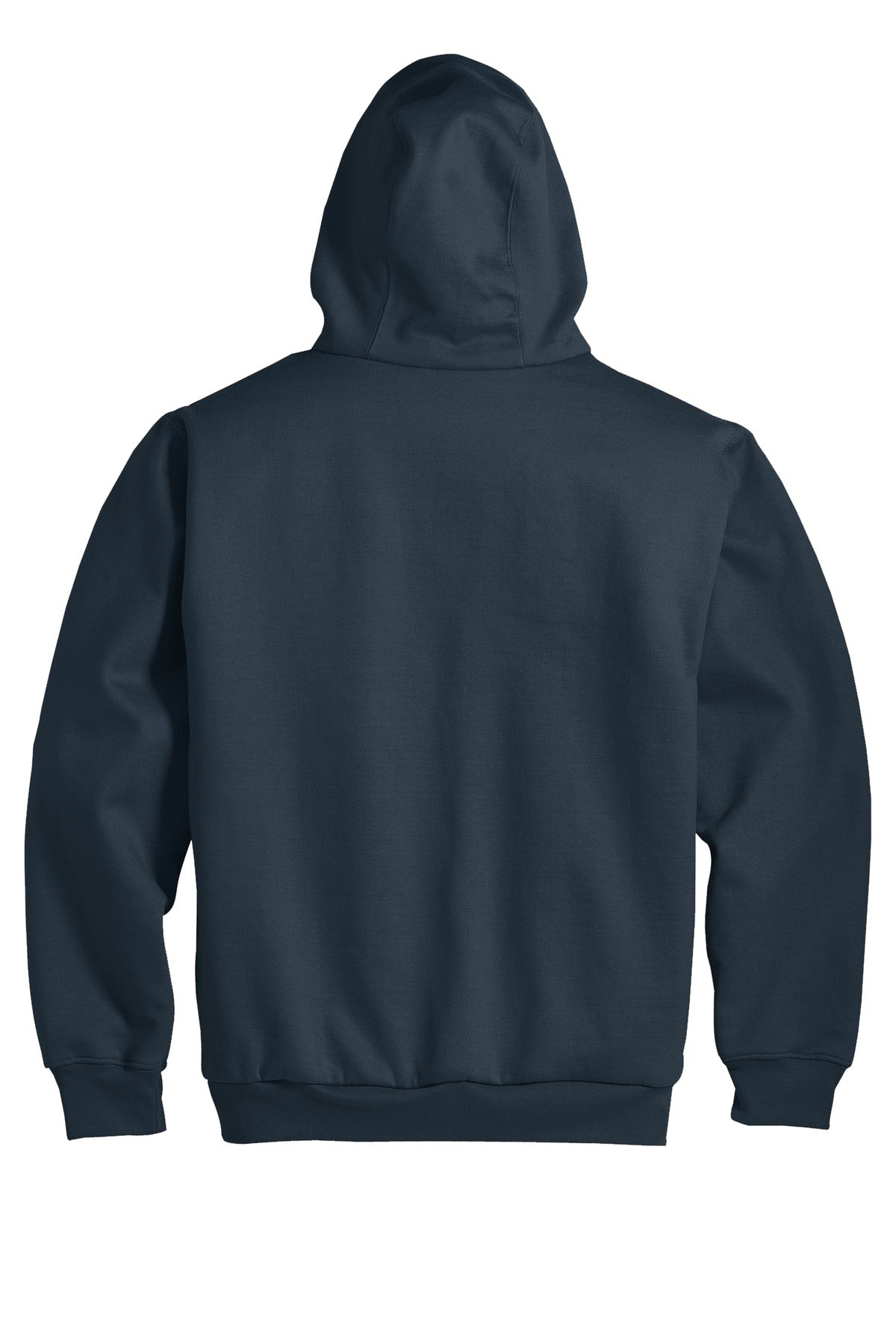 CornerStone - Heavyweight Full-Zip Hooded Sweatshirt with Thermal Lining - Navy