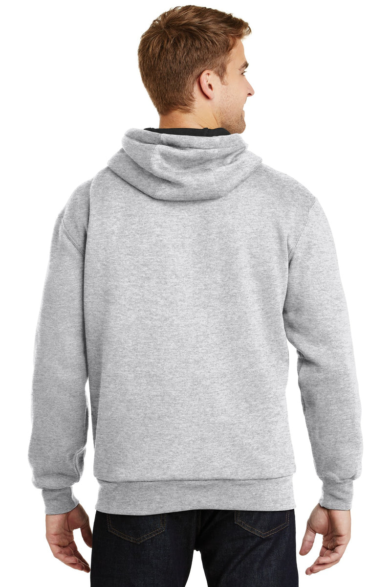 CornerStone - Heavyweight Full-Zip Hooded Sweatshirt with Thermal Lining - Athletic Heather