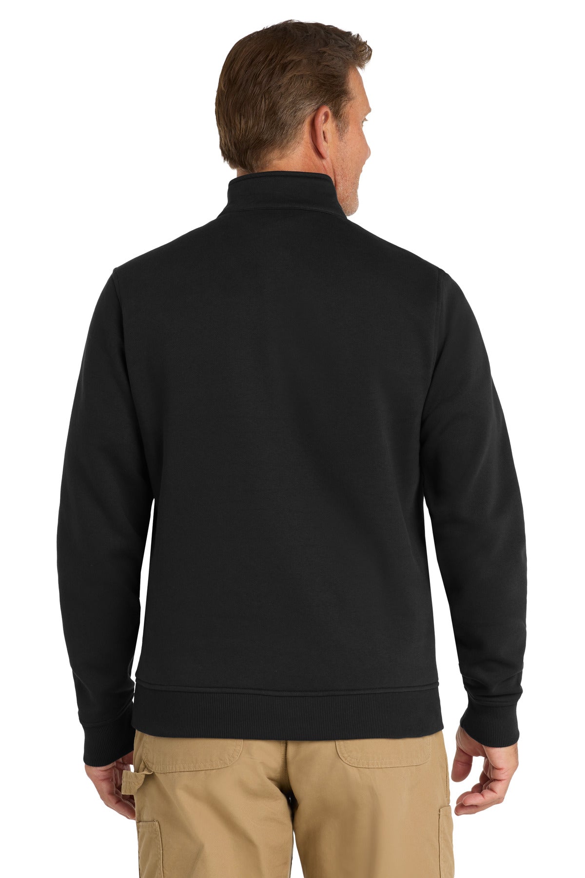CornerStone 1/2-Zip Job Shirt - Black