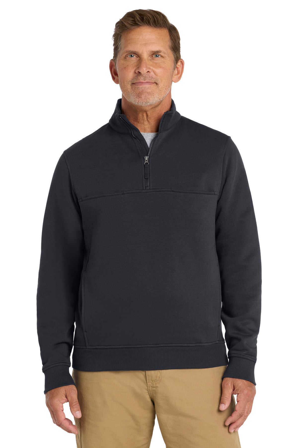 CornerStone 1/2-Zip Job Shirt - Dark Navy