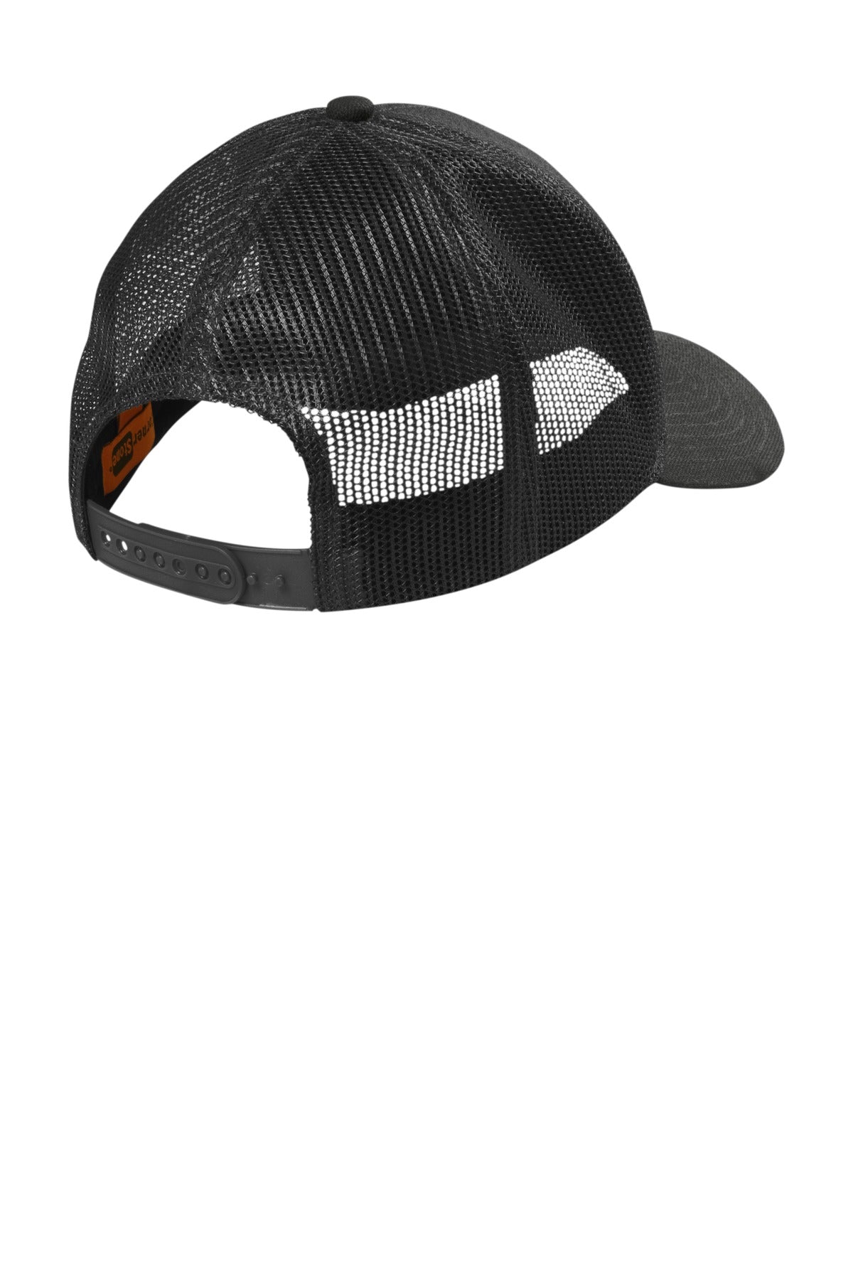 CornerStone  Canvas Mesh Back Cap - Black