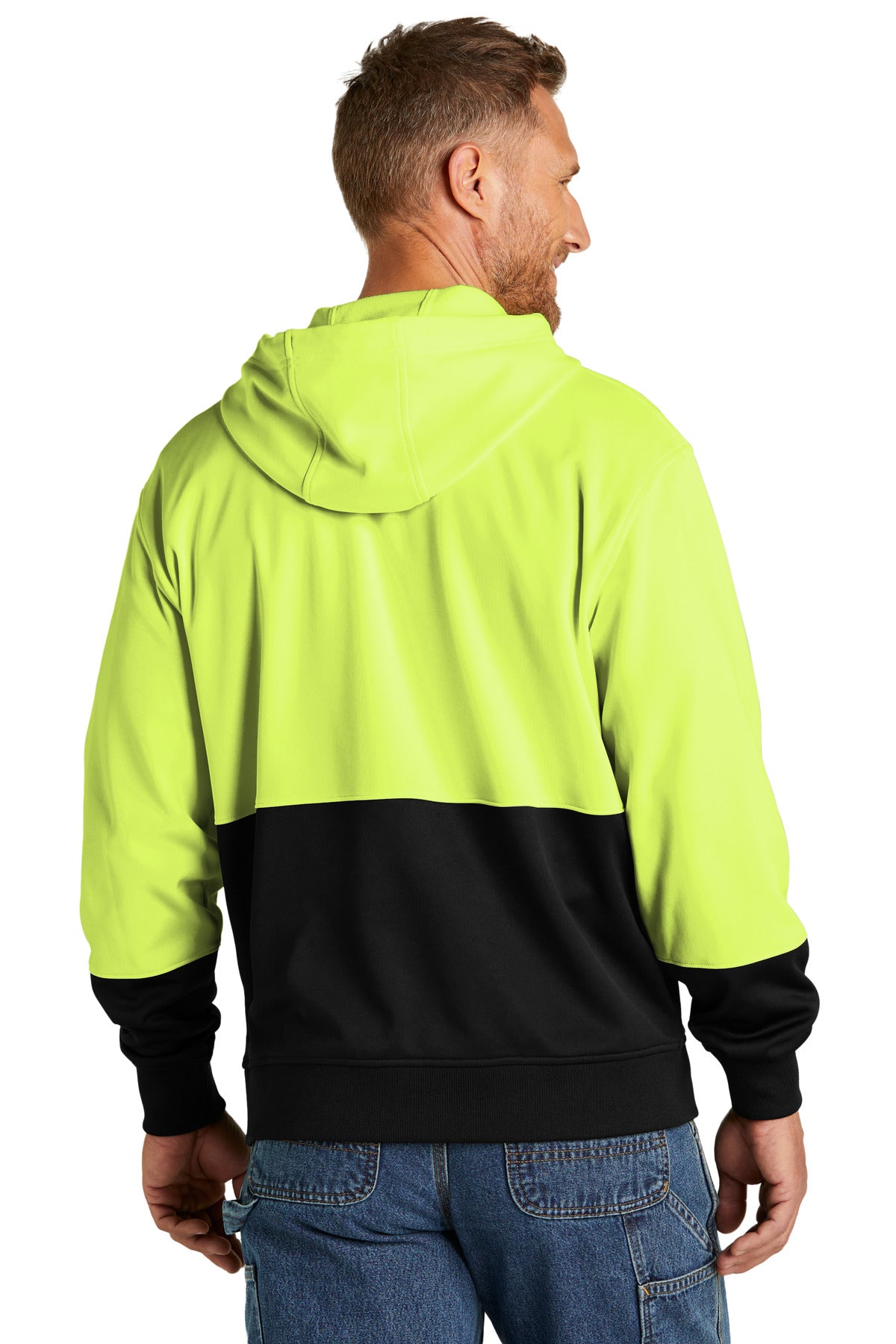 CornerStone Enhanced Visibility Fleece Pullover Hoodie - Safety Yellow