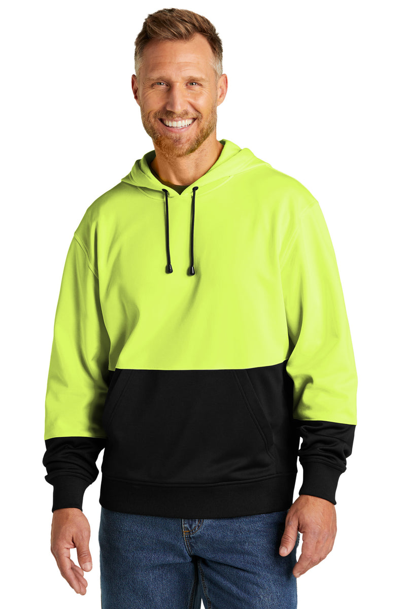 CornerStone Enhanced Visibility Fleece Pullover Hoodie - Safety Yellow