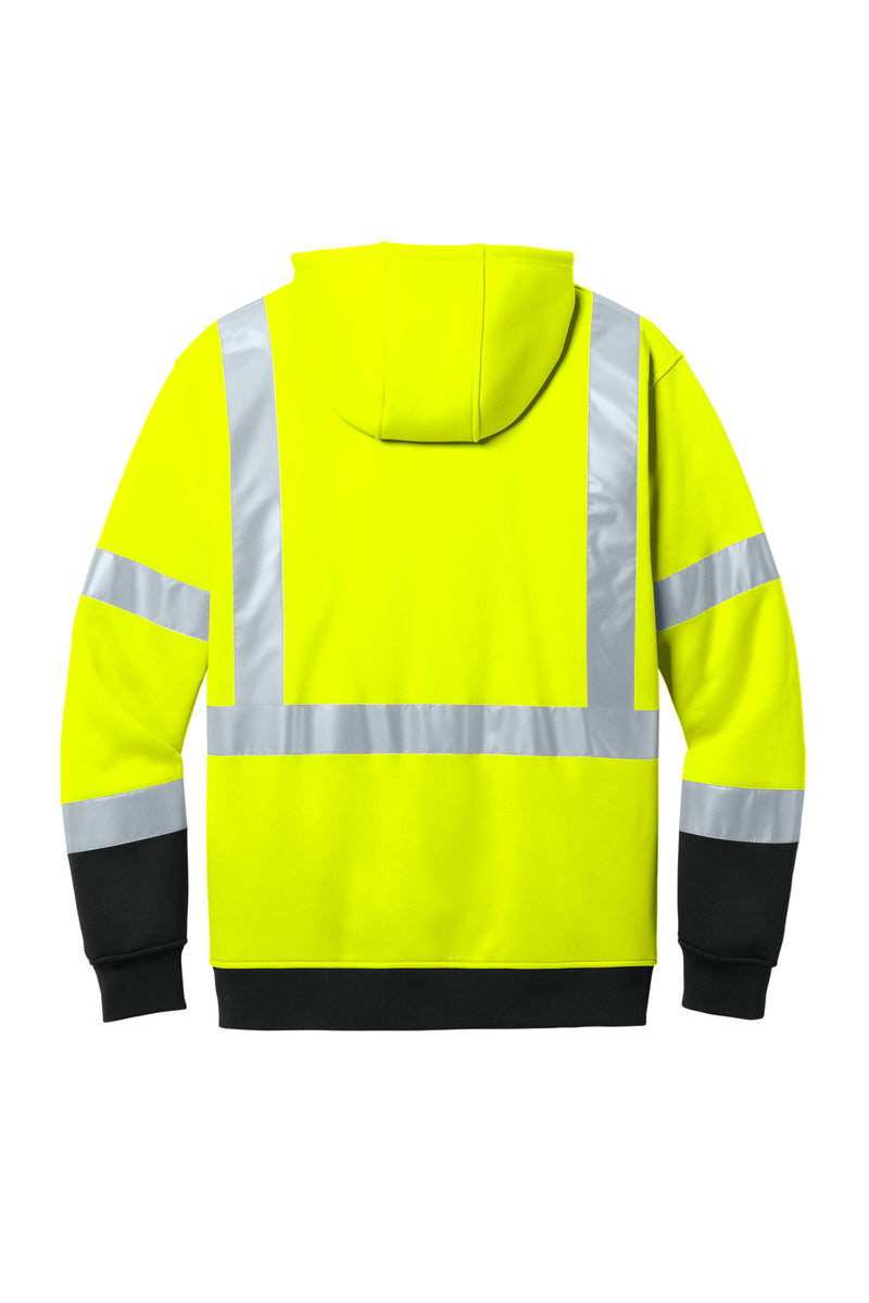 CornerStone ANSI 107 Class 3 Heavy-Duty Fleece Pullover Hoodie - Safety Yellow