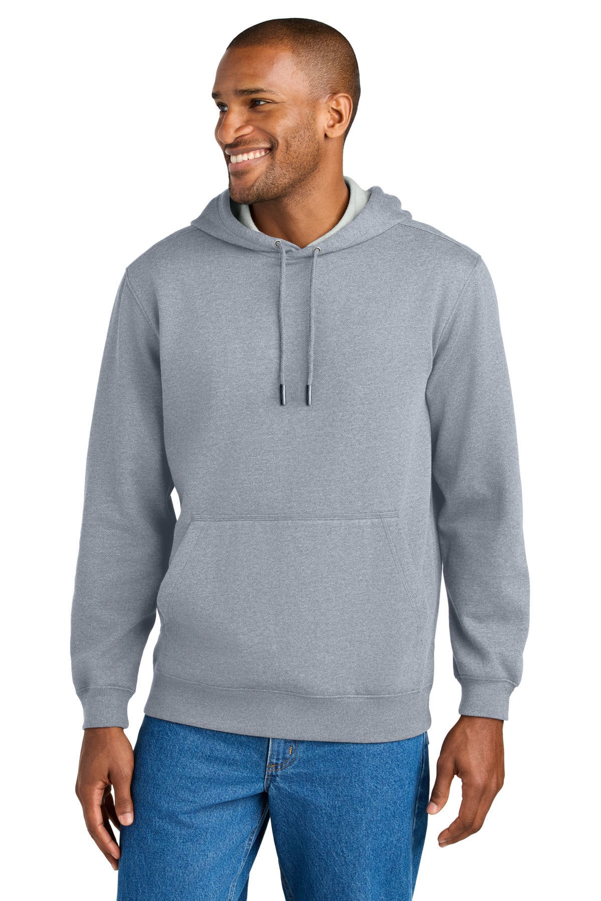 CornerStone Tough Fleece Pullover Hoodie - Heather Grey
