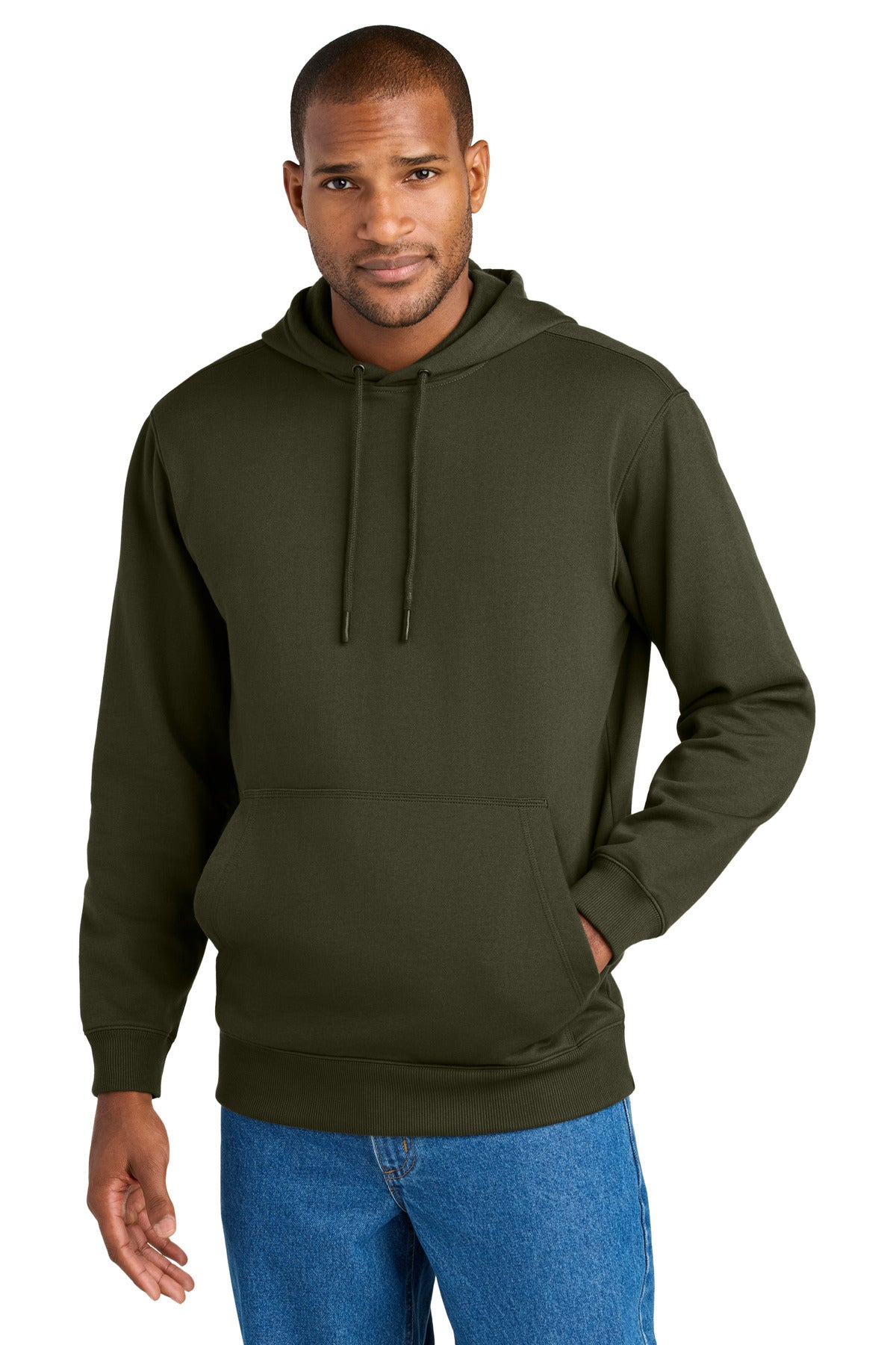 CornerStone Tough Fleece Pullover Hoodie - Tundra Green