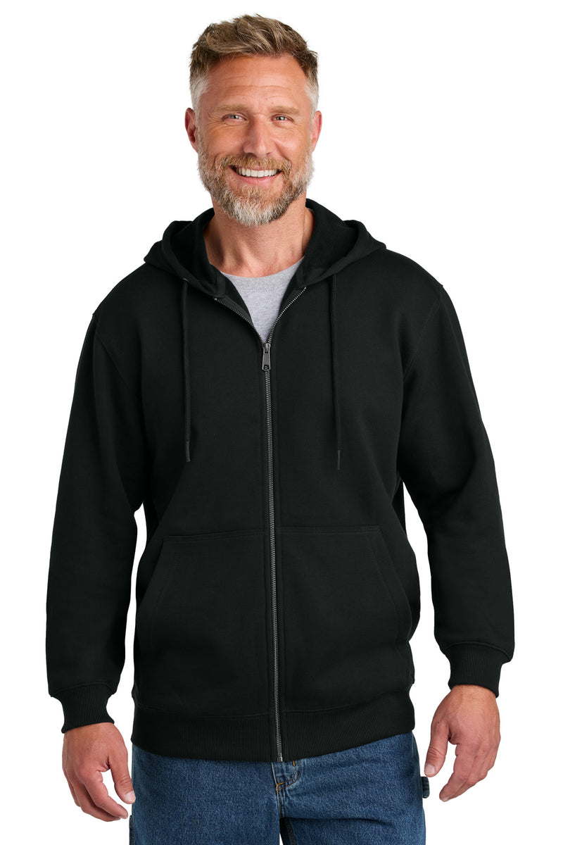 CornerStone Tough Fleece Full-Zip Hoodie - Black