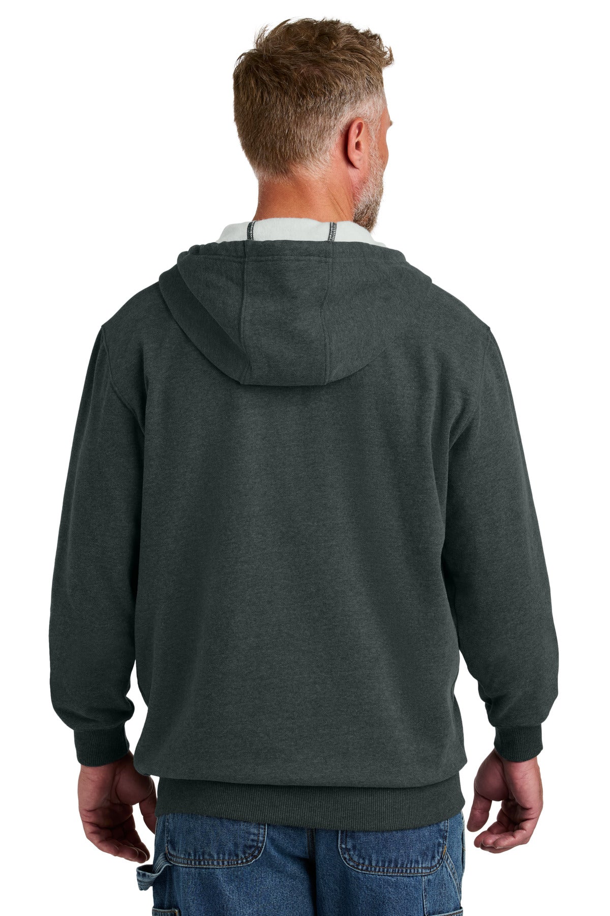 CornerStone Tough Fleece Full-Zip Hoodie - Charcoal Heather