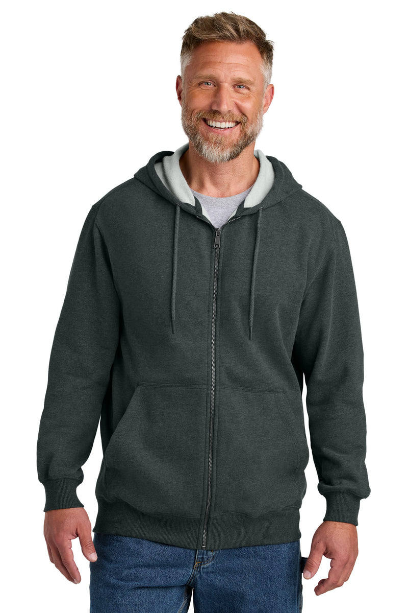 CornerStone Tough Fleece Full-Zip Hoodie - Charcoal Heather