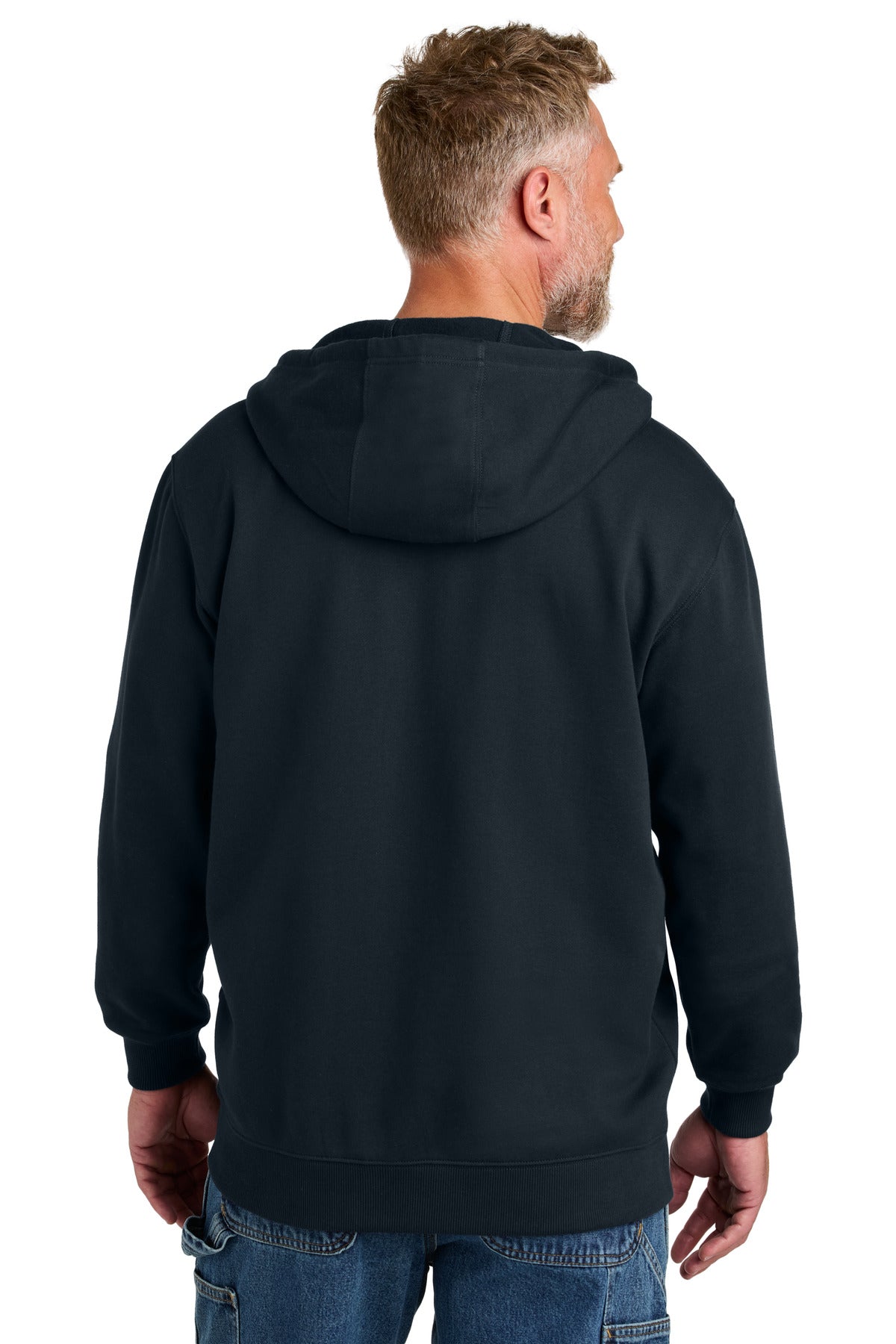 CornerStone Tough Fleece Full-Zip Hoodie - Navy
