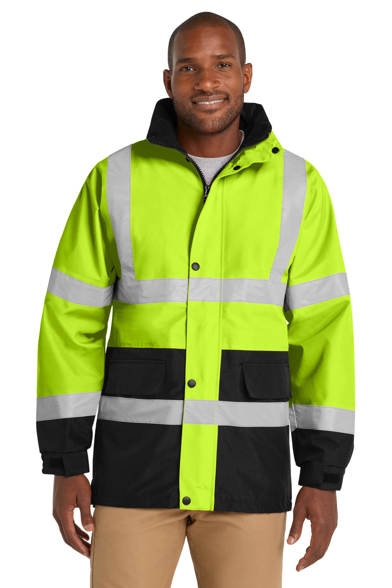 CornerStone - ANSI 107 Class 3 Waterproof Parka - Safety Yellow/ Black