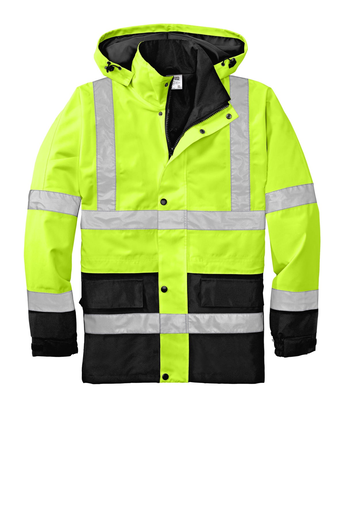 CornerStone - ANSI 107 Class 3 Waterproof Parka - Safety Yellow/ Black