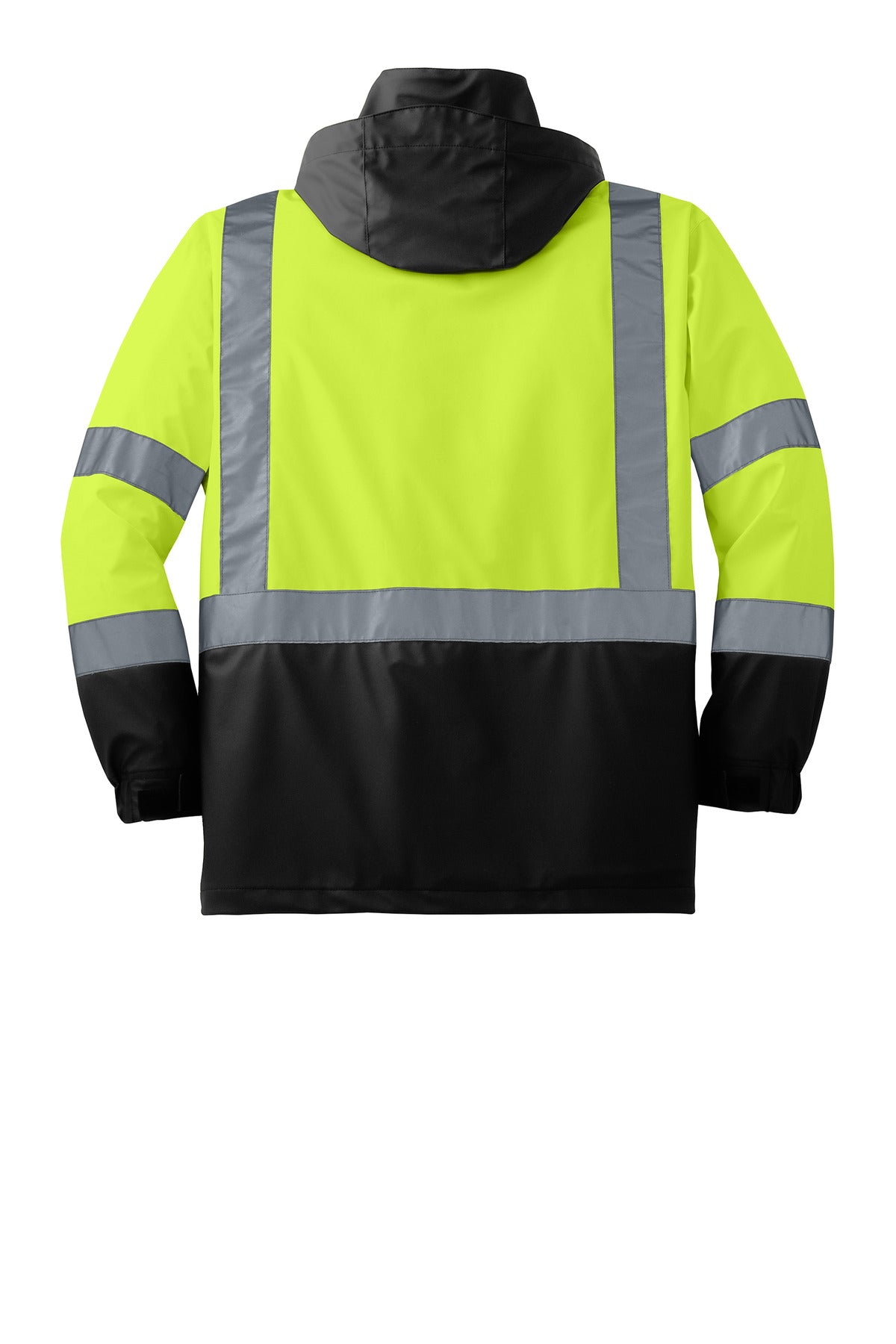 CornerStone - ANSI 107 Class 3 Safety Windbreaker - Safety Yellow/ Black