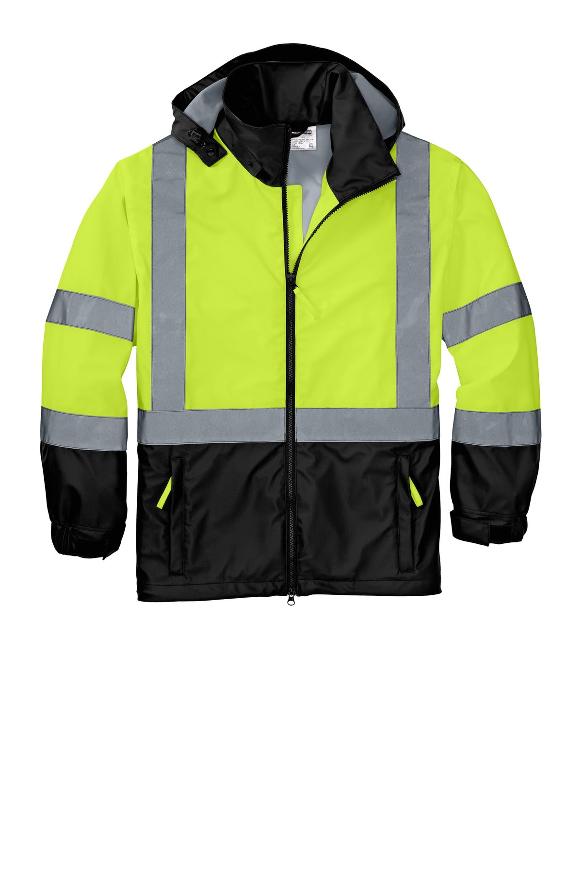 CornerStone - ANSI 107 Class 3 Safety Windbreaker - Safety Yellow/ Black