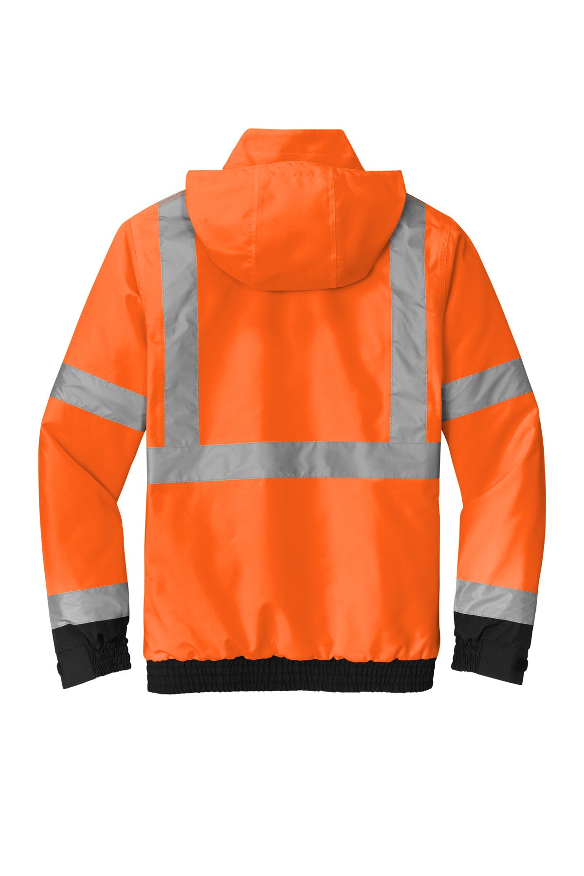 CornerStone ANSI 107 Class 3 Economy Waterproof Insulated Bomber Jacket - Safety Orange