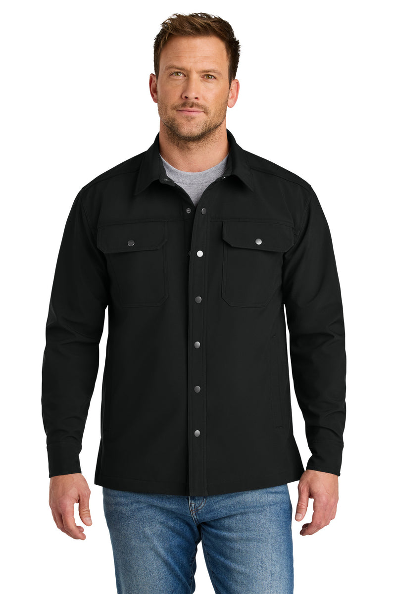 CornerStone Soft Shell Shirt Jacket - Black