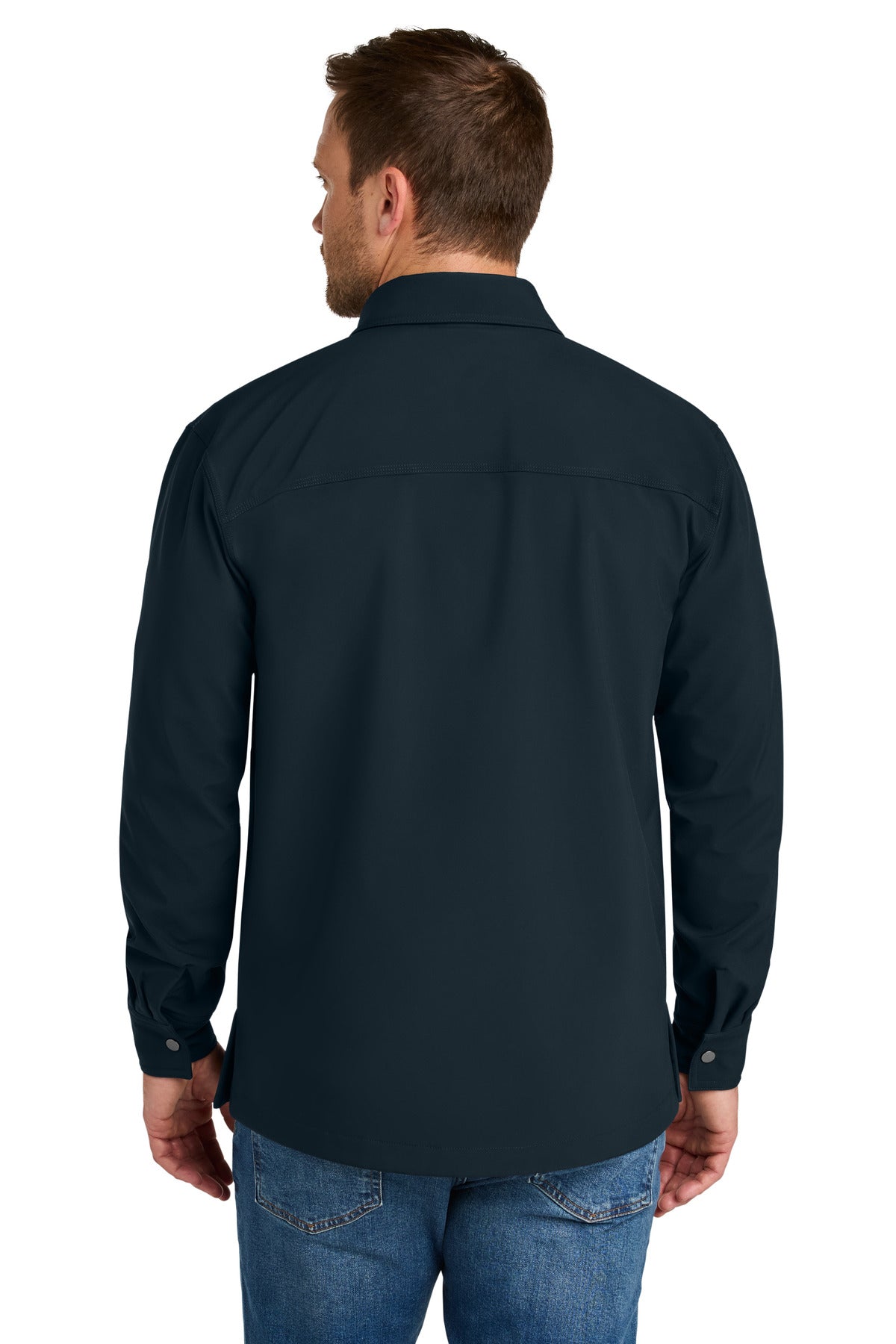 CornerStone Soft Shell Shirt Jacket - Navy