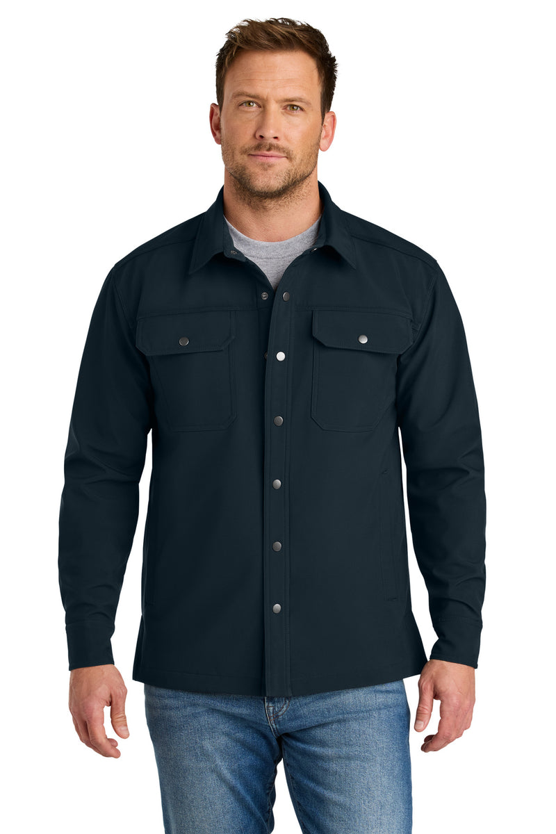 CornerStone Soft Shell Shirt Jacket - Navy