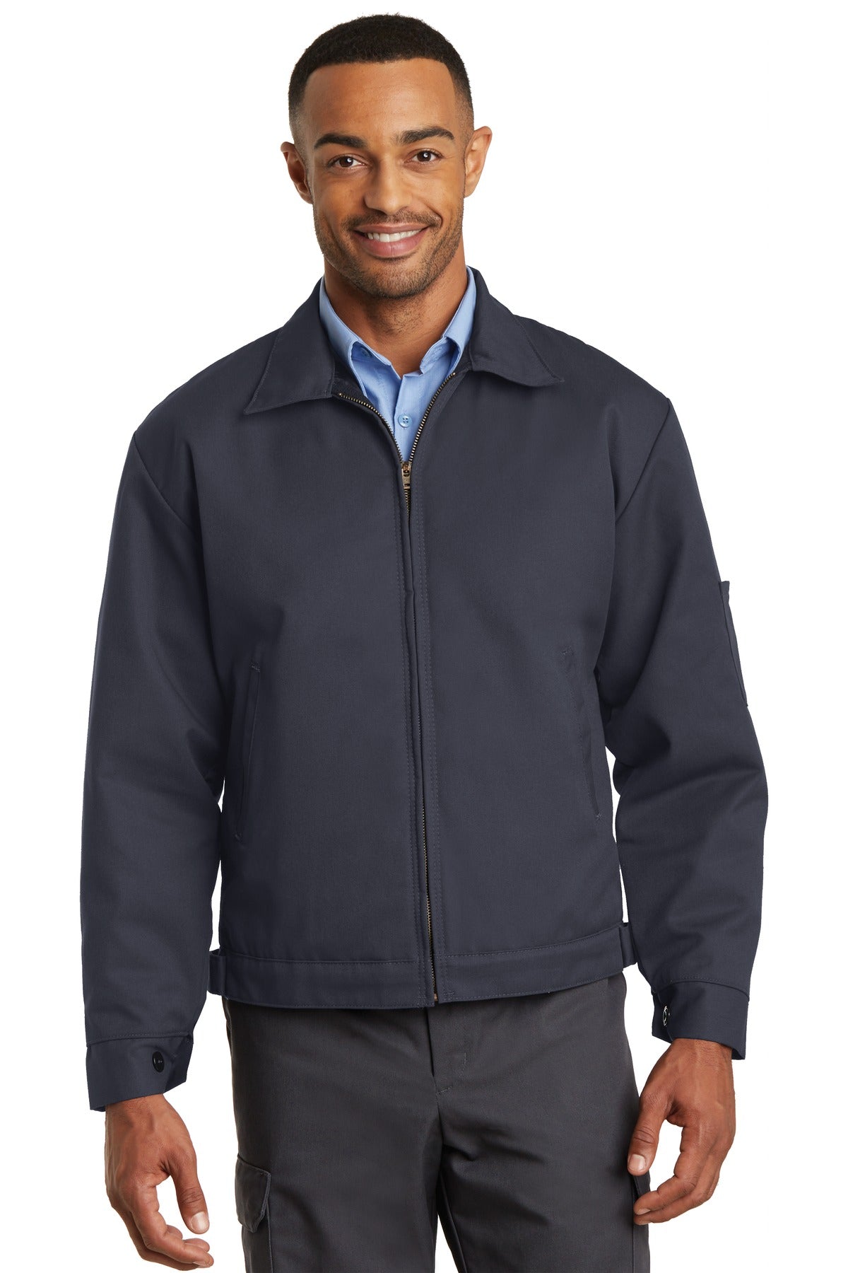 Red Kap Slash Pocket Jacket - Charcoal