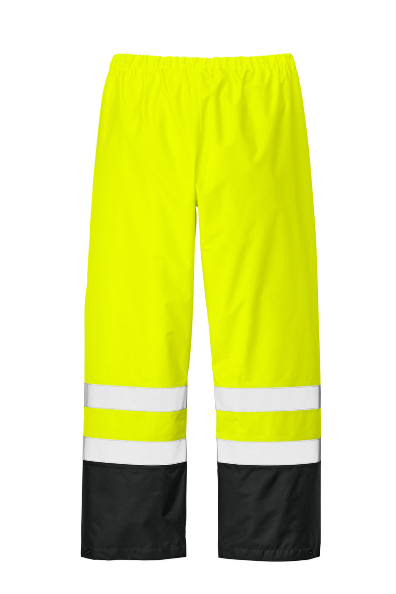 CornerStone ANSI Class E Pull-On Rain Pant - Safety Yellow/ Black