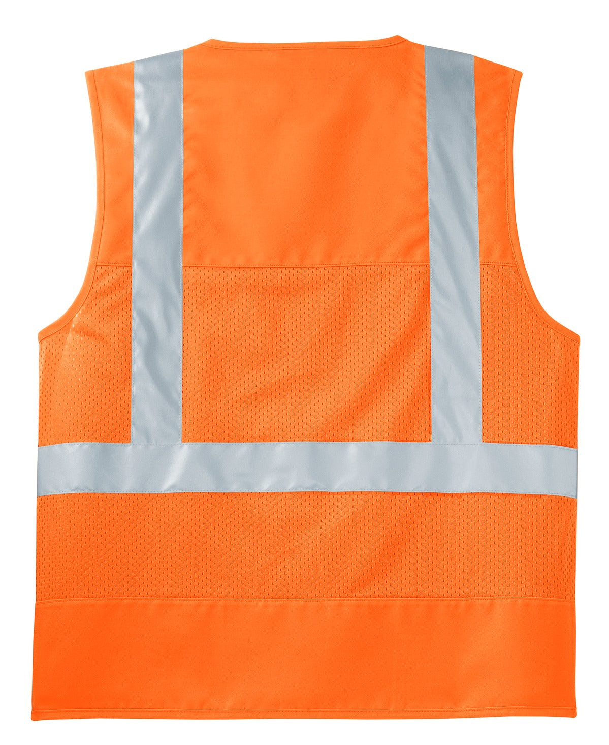CornerStone - ANSI 107 Class 2 Mesh Back Safety Vest - Safety Orange