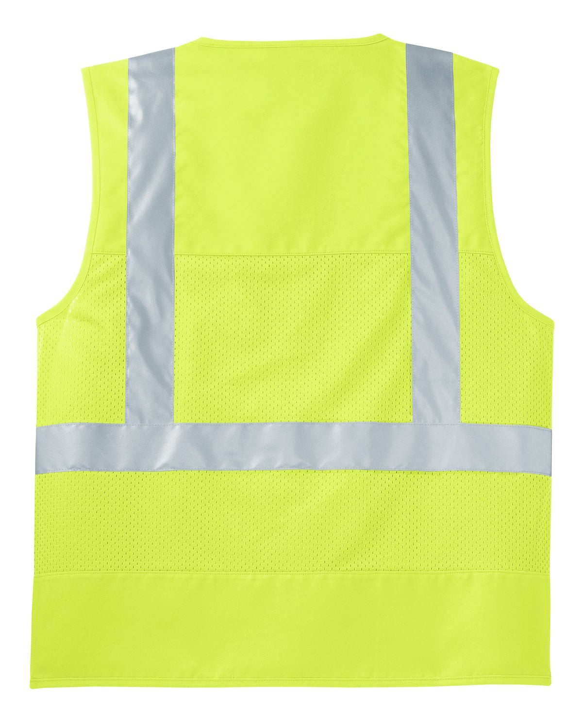 CornerStone - ANSI 107 Class 2 Mesh Back Safety Vest - Safety Yellow