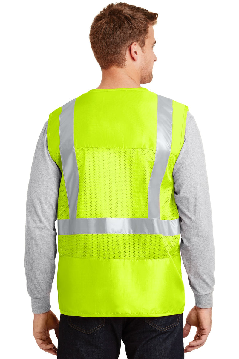 CornerStone - ANSI 107 Class 2 Mesh Back Safety Vest - Safety Yellow