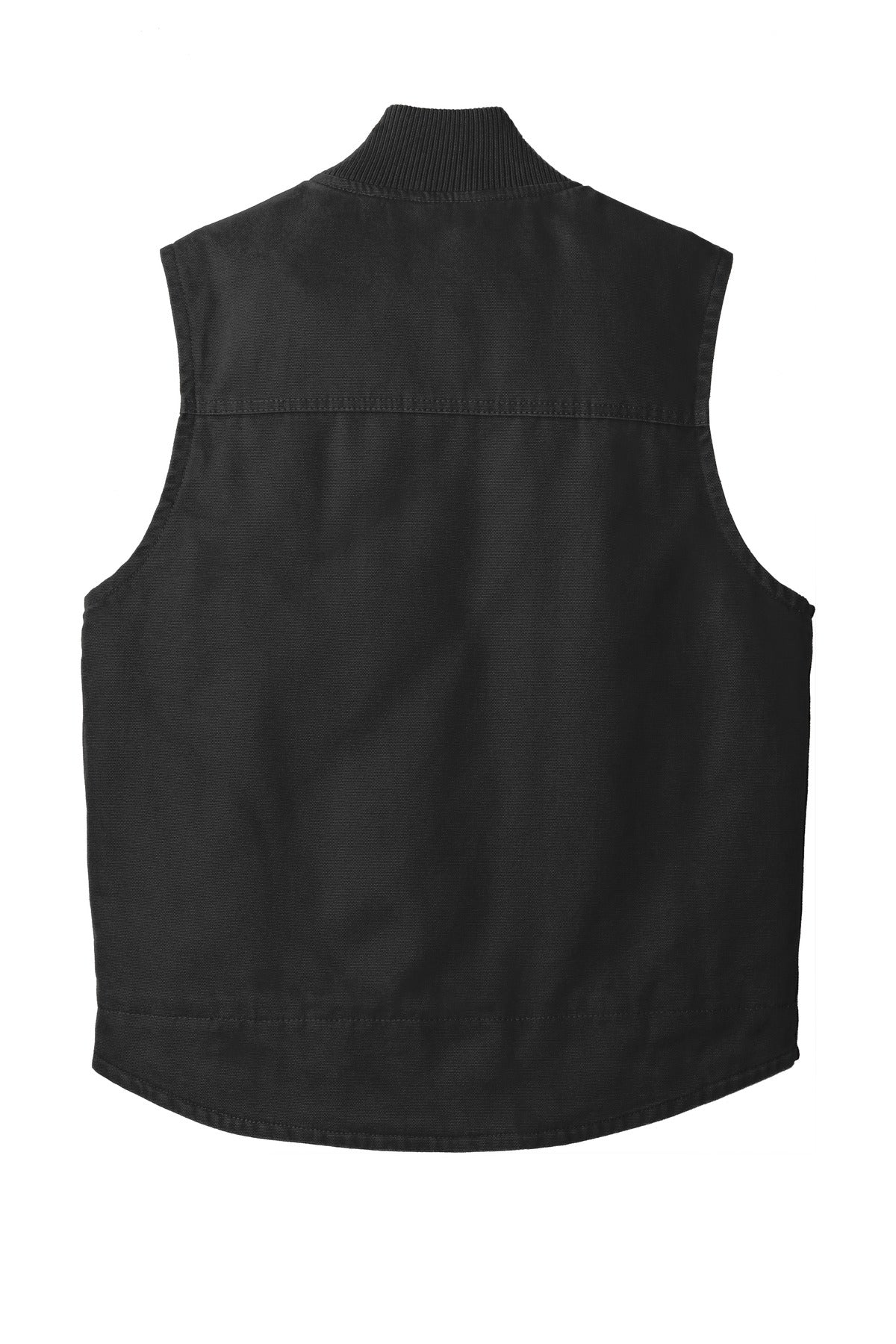 CornerStone Washed Duck Cloth Vest - Black