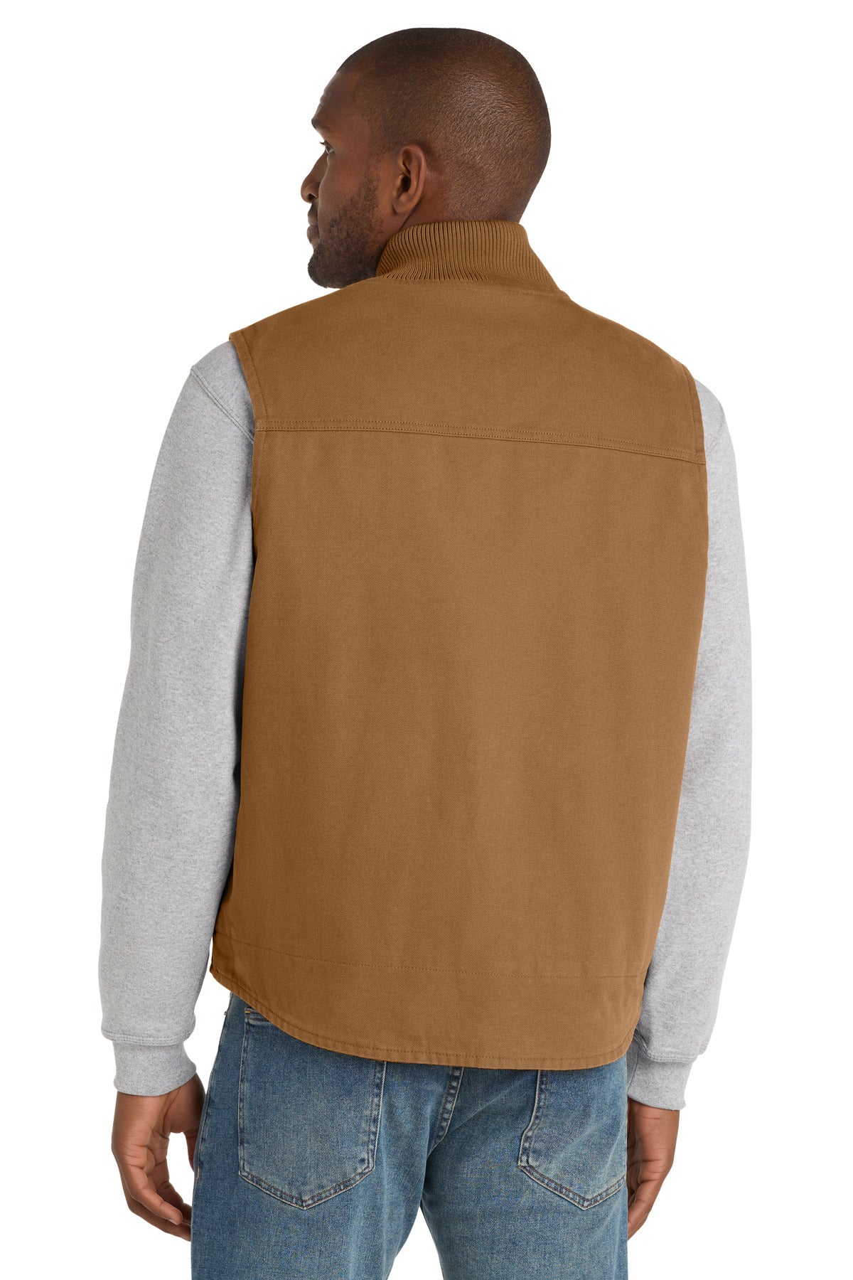 CornerStone Washed Duck Cloth Vest - Duck Brown