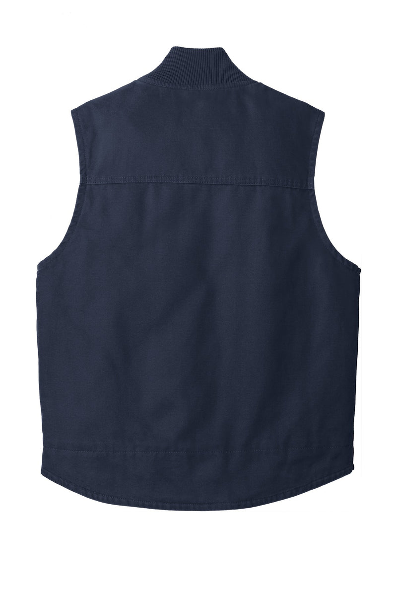 CornerStone Washed Duck Cloth Vest - Navy