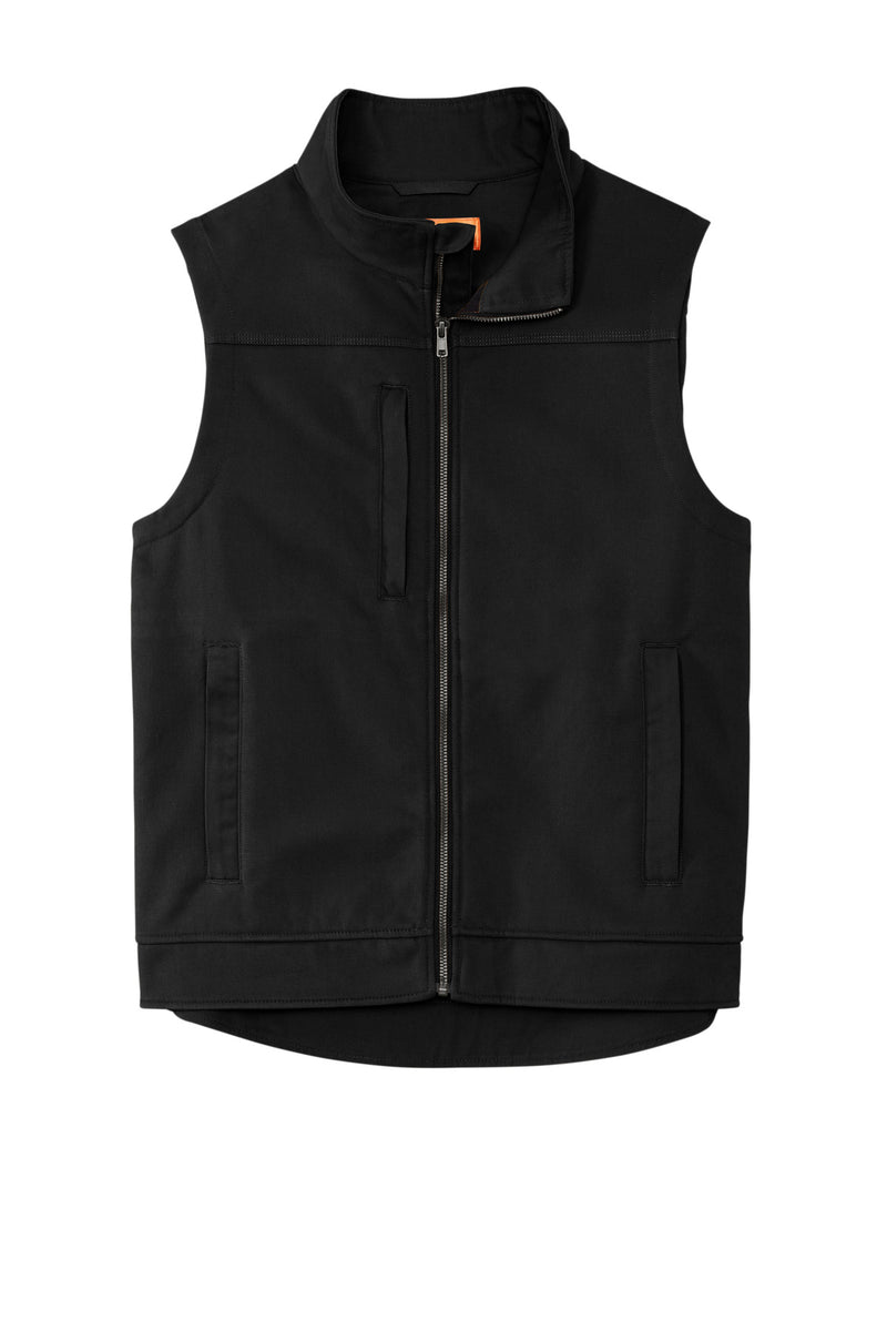 CornerStone Duck Bonded Soft Shell Vest - Black