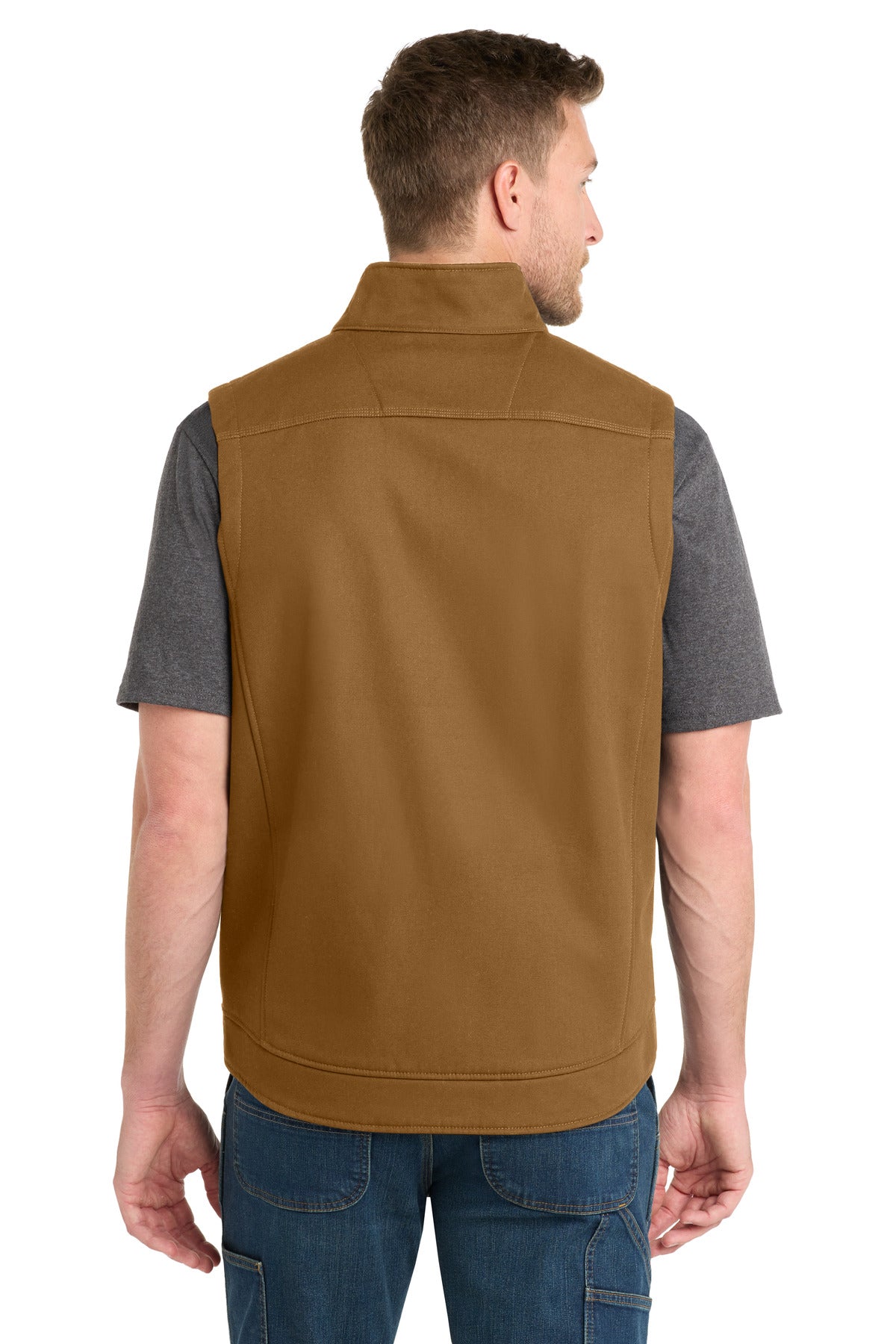 CornerStone Duck Bonded Soft Shell Vest - Duck Brown