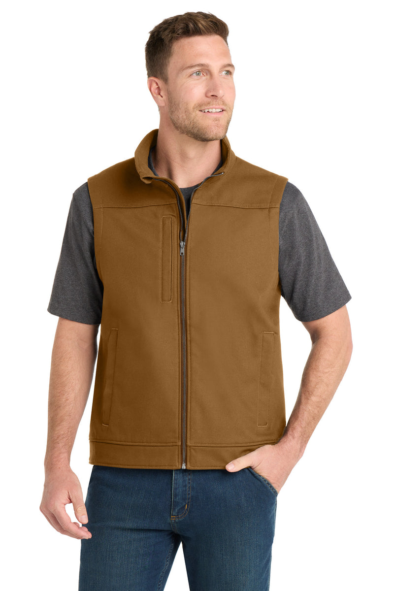 CornerStone Duck Bonded Soft Shell Vest - Duck Brown