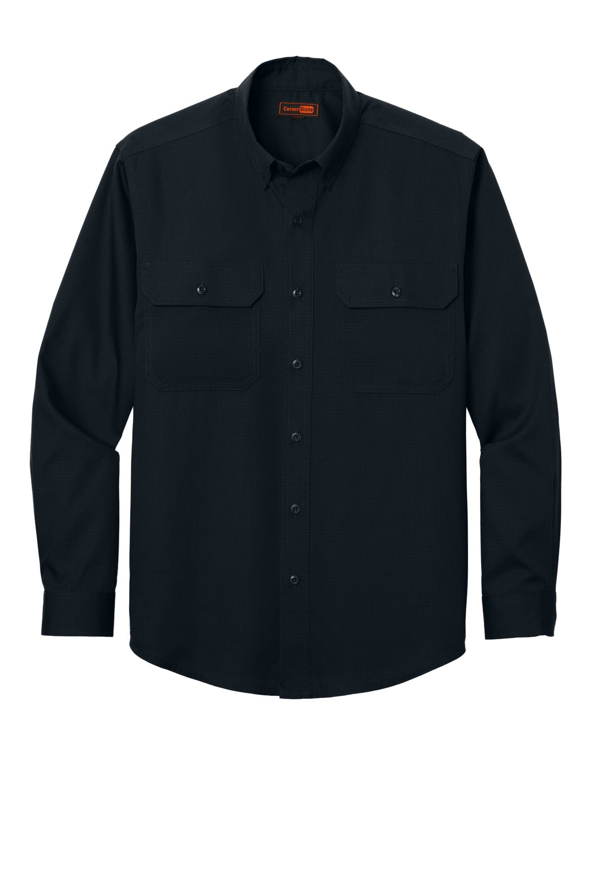 CornerStone Long Sleeve Select Ripstop Shirt - Navy Blue