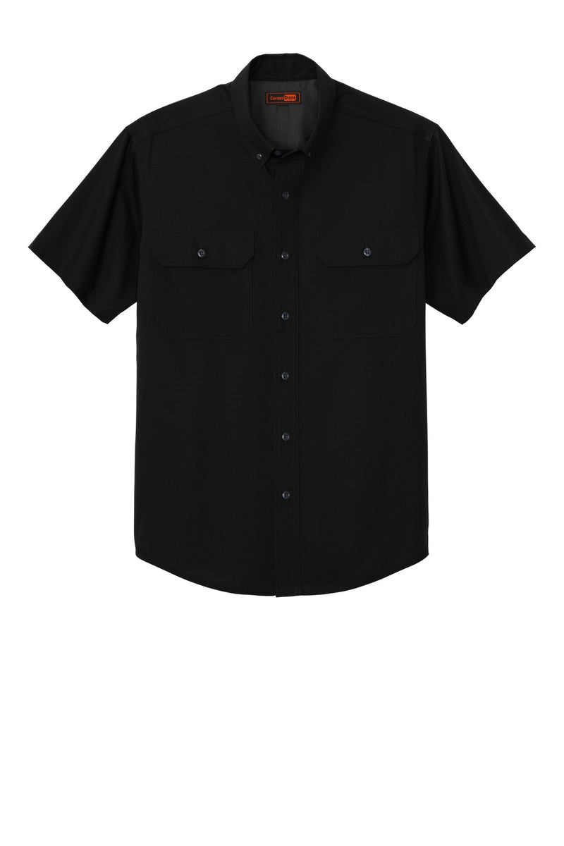 CornerStone Short Sleeve Select Ripstop Shirt - Black