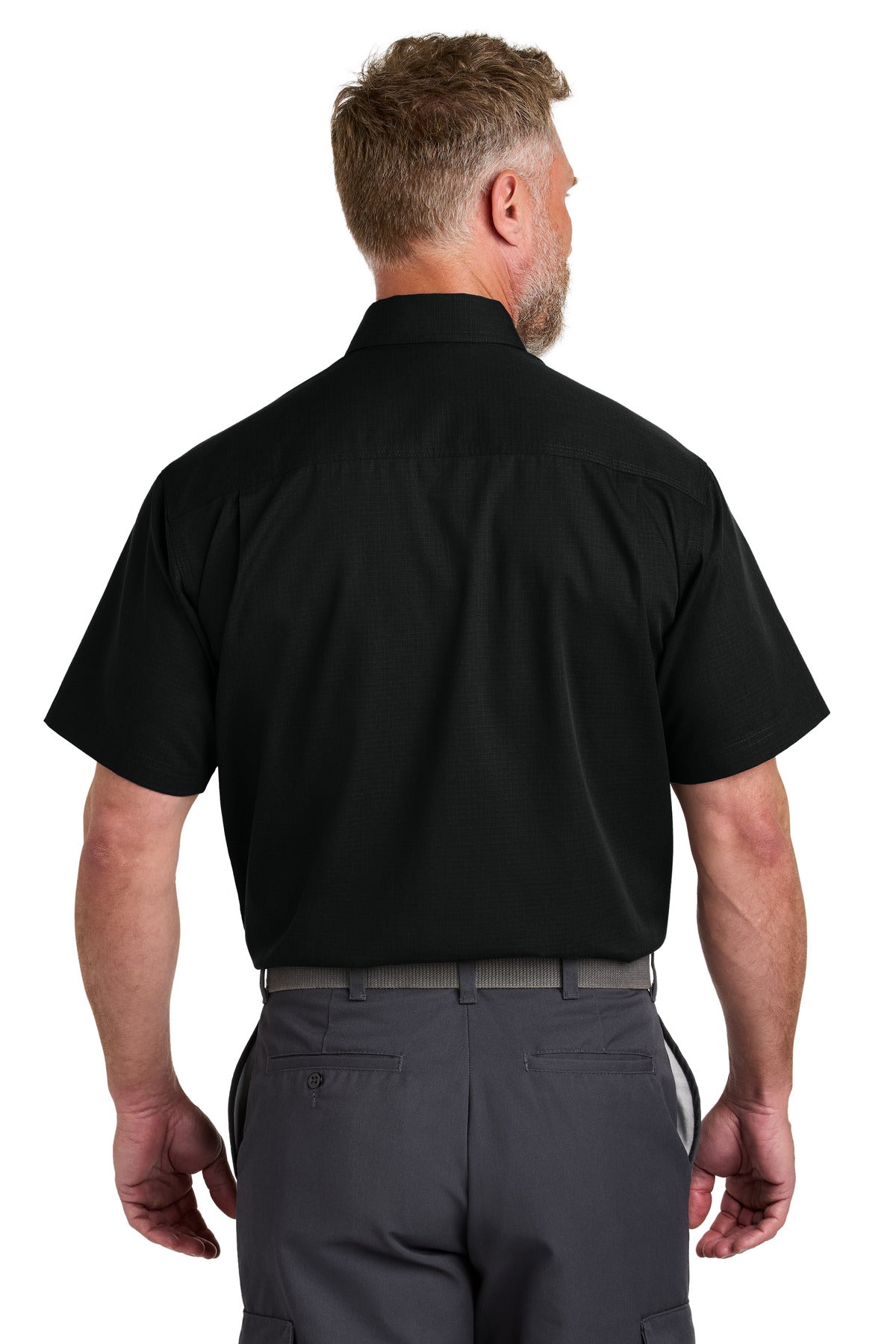 CornerStone Short Sleeve Select Ripstop Shirt - Black