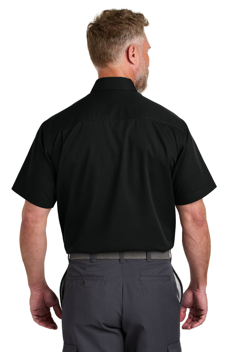 CornerStone Short Sleeve Select Ripstop Shirt - Black