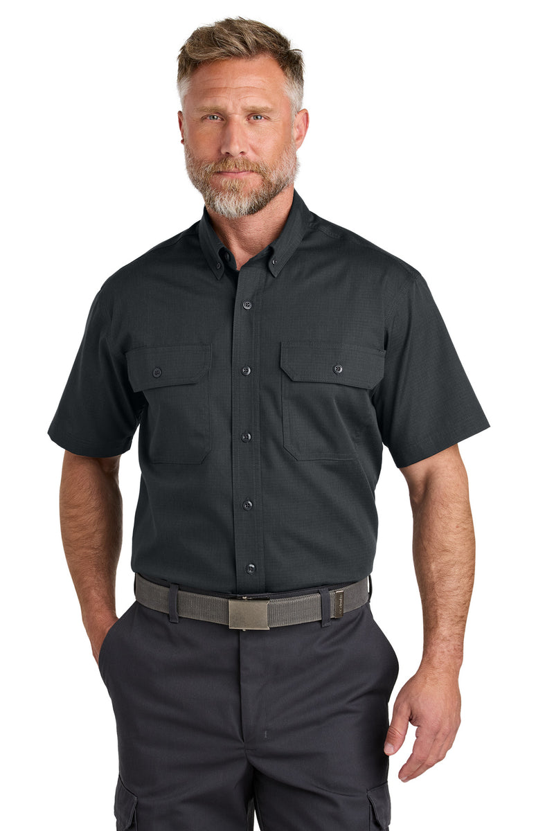 CornerStone Short Sleeve Select Ripstop Shirt - Echo Steel