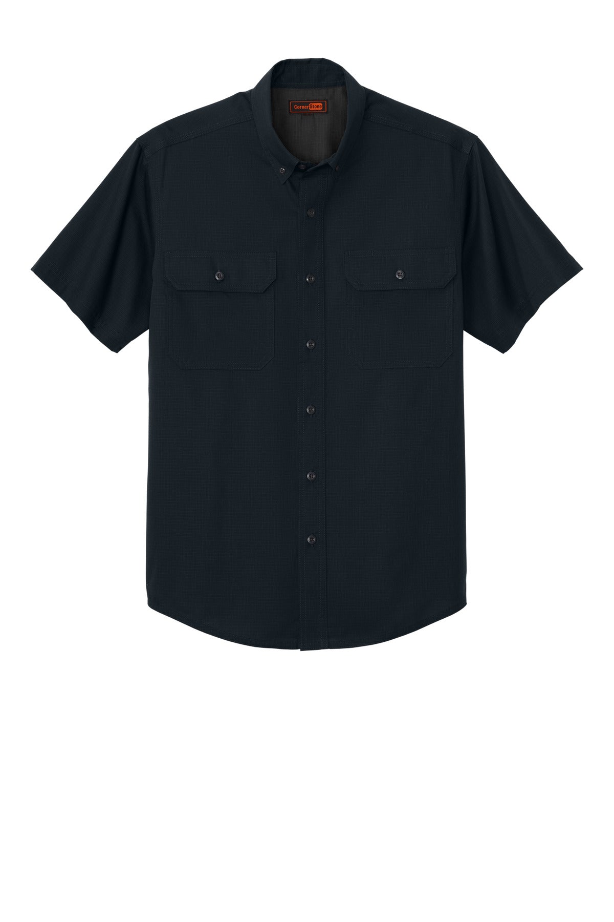 CornerStone Short Sleeve Select Ripstop Shirt - Navy Blue