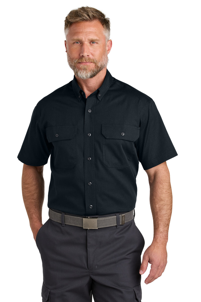 CornerStone Short Sleeve Select Ripstop Shirt - Navy Blue
