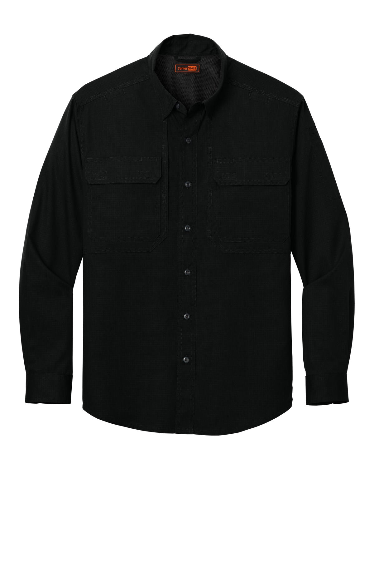 CornerStone Long Sleeve Select Tactical Shirt - Black