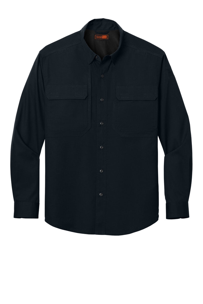 CornerStone Long Sleeve Select Tactical Shirt - Navy Blue