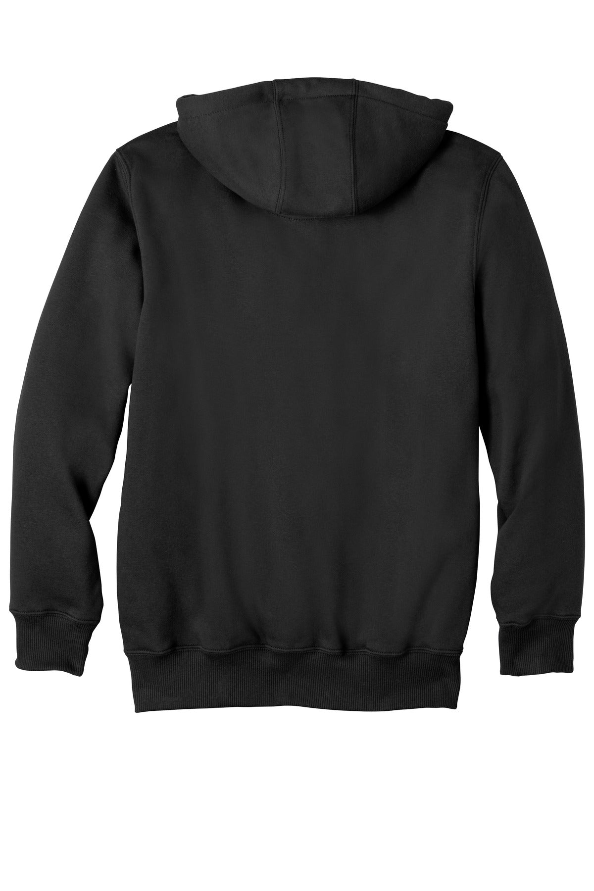 Carhartt Rain Defender Paxton Heavyweight Hooded Zip-Front Sweatshirt - Black