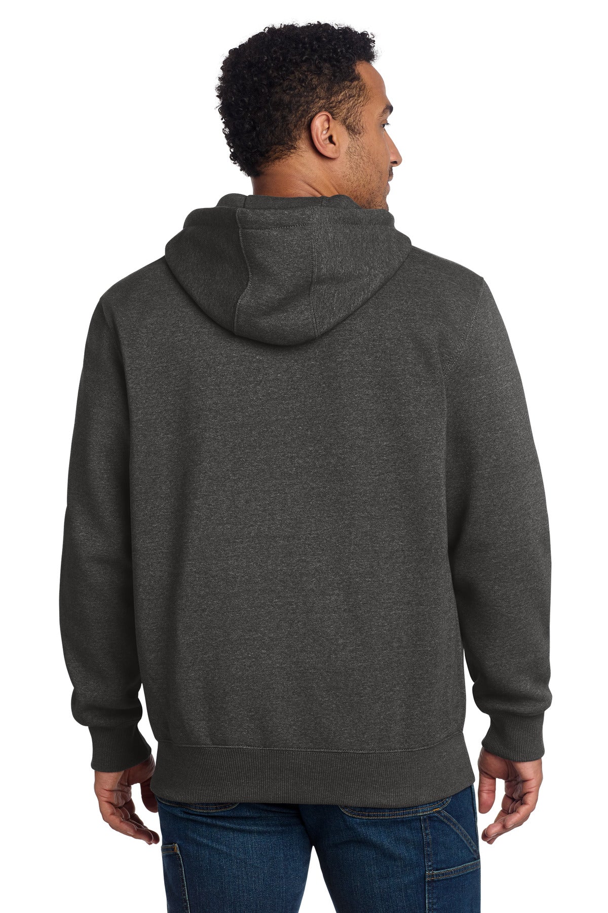 Carhartt Rain Defender Paxton Heavyweight Hooded Zip-Front Sweatshirt - Carbon Heather
