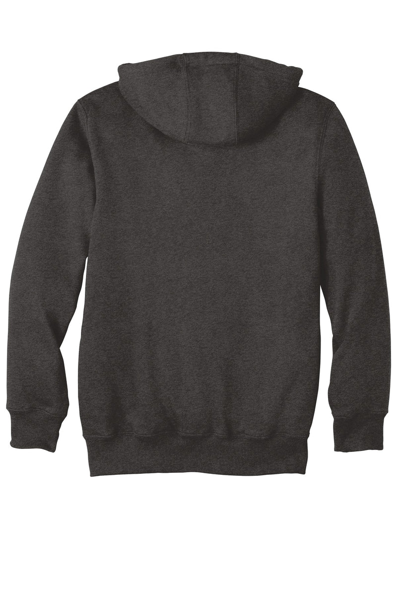 Carhartt Rain Defender Paxton Heavyweight Hooded Zip-Front Sweatshirt - Carbon Heather