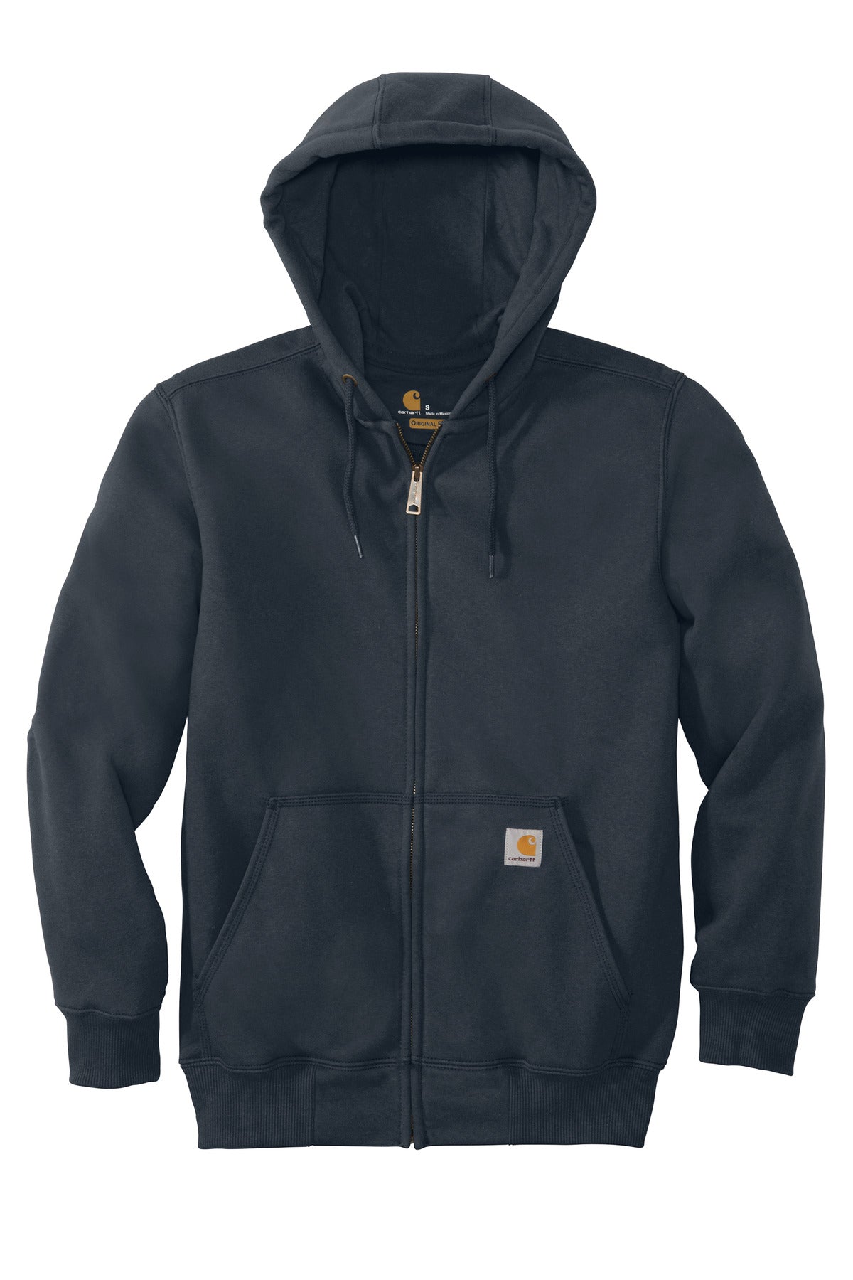 Carhartt Rain Defender Paxton Heavyweight Hooded Zip-Front Sweatshirt - New Navy