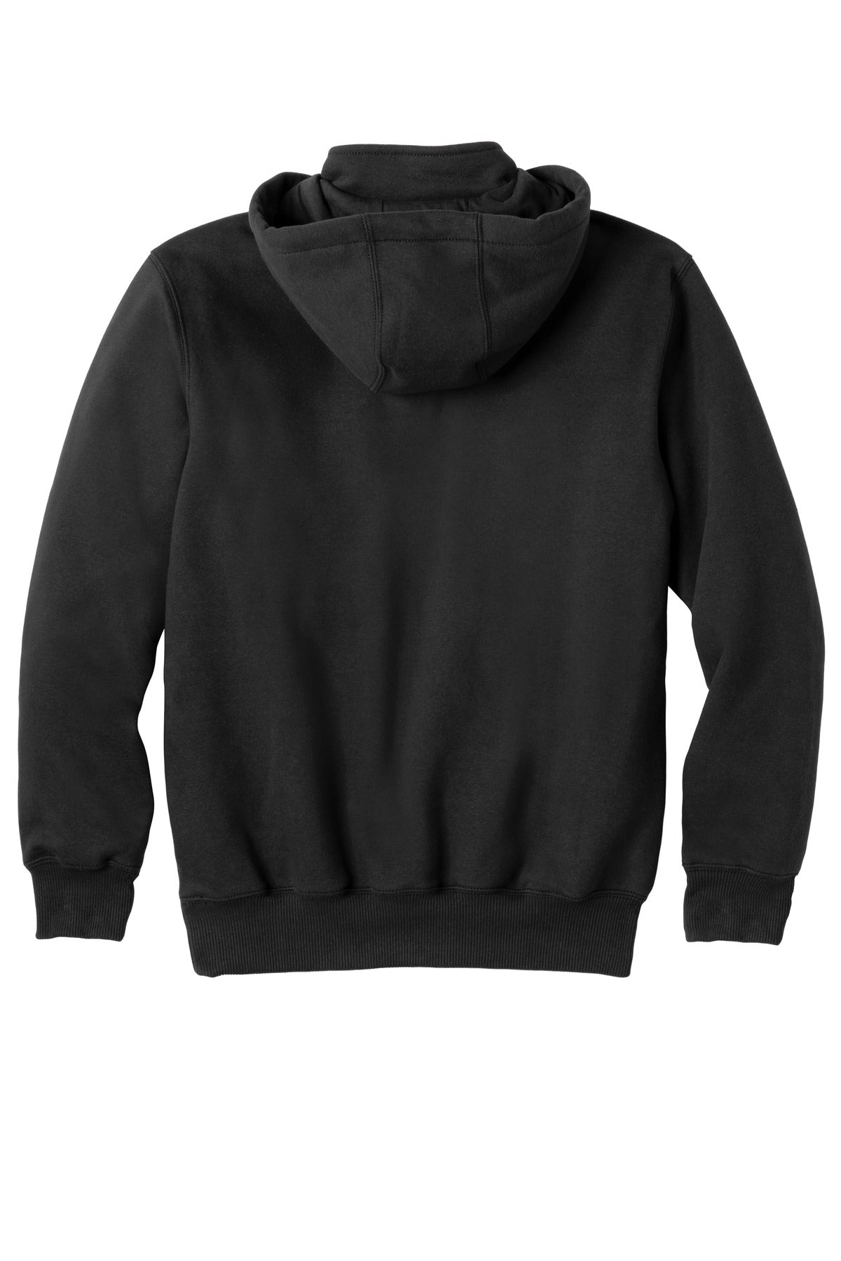 Carhartt Rain Defender Paxton Heavyweight Hooded Zip Mock Sweatshirt - Black