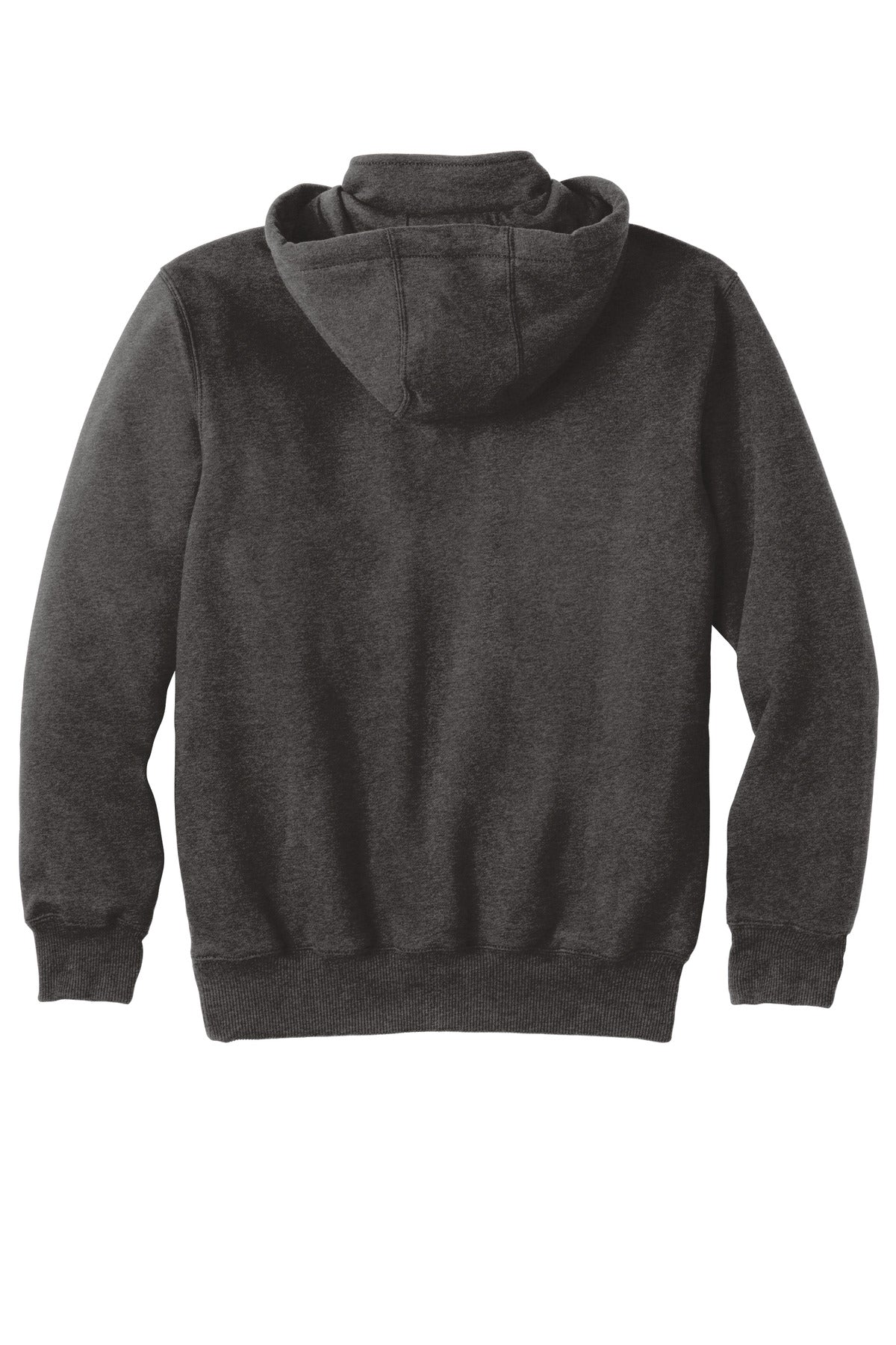 Carhartt Rain Defender Paxton Heavyweight Hooded Zip Mock Sweatshirt - Carbon Heather