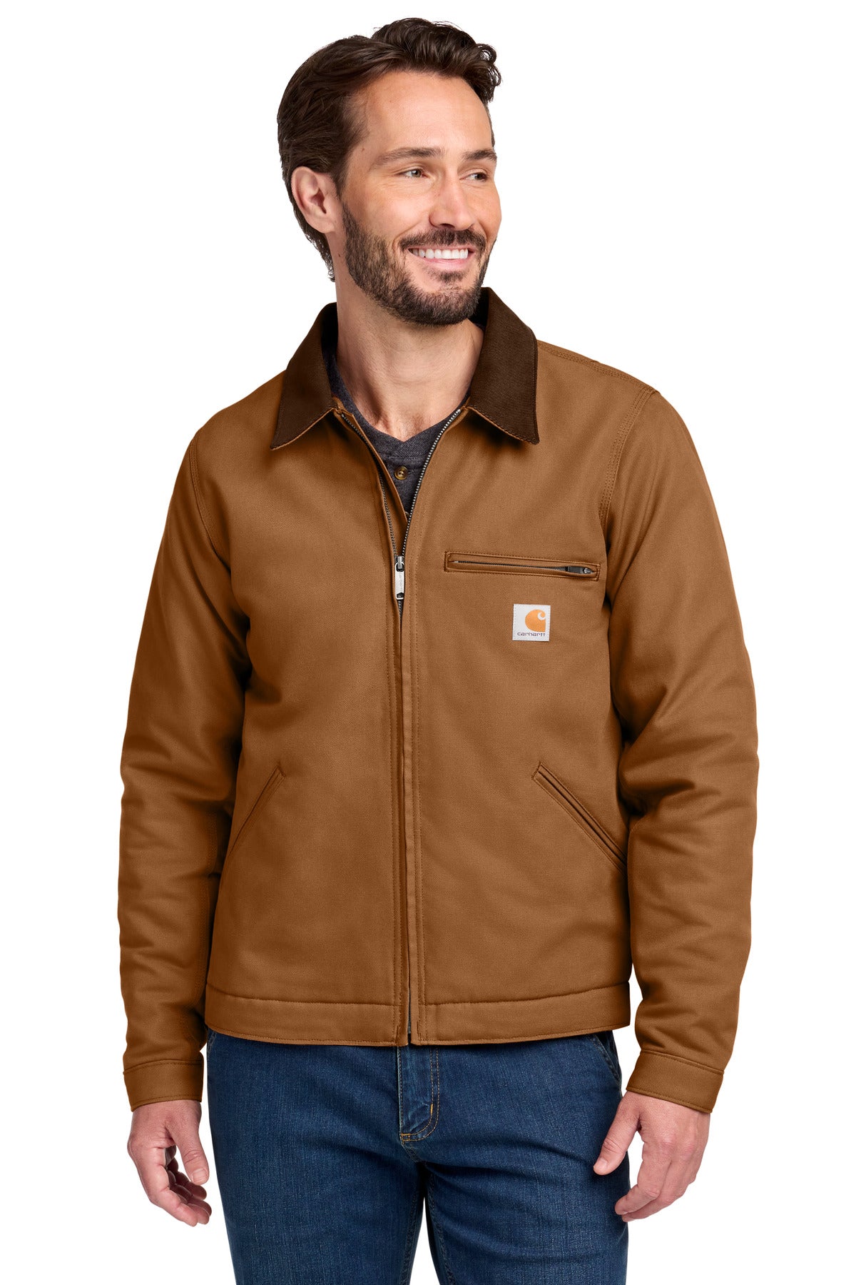 Carhartt Duck Detroit Jacket - Carhartt Brown
