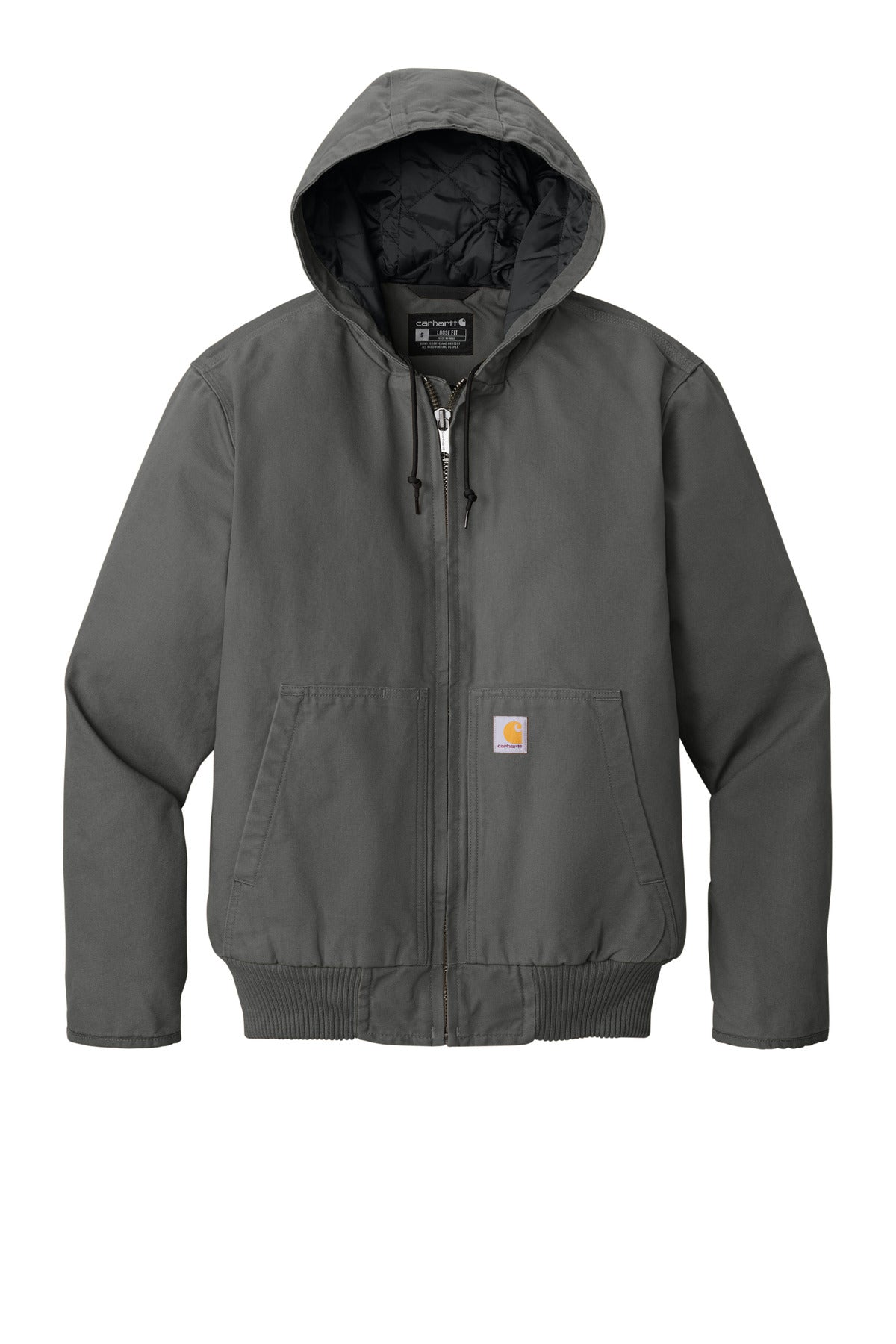 Carhartt Washed Duck Active Jac - Gravel
